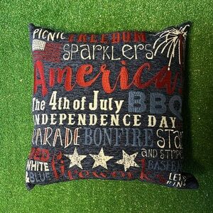 Fourth of July America Pillow